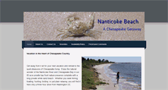 Desktop Screenshot of nanticokebeach.com